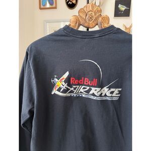 Red Bull World Championship Air Race Cotton Long Sleeve Pullover Dark Blue XL